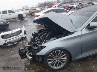 2015 Hyundai Genesis 3.8L with VIN KMHGN4JEXFU018603, listed as a IAAI auction lot 41717349 with 1 mi miles. Bid and sale history available at carsss.com. Image 17.