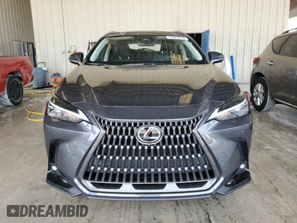 2023 Lexus NX with VIN JTJGDCAZ7P5012321, listed as a Copart auction lot 73425614 with 14,226 mi miles and Salvage Title. Bid and sale history available at carsss.com. Image 5.