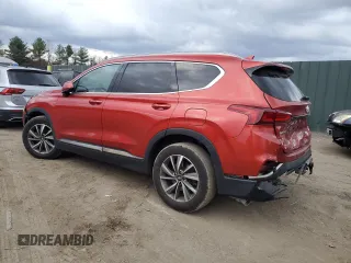 2019 Hyundai Santa Fe SEL with VIN 5NMS33ADXKH021346, listed as a Copart auction lot 79266394 with 77,172 mi miles and Salvage Title. Bid and sale history available at carsss.com. Image 2.