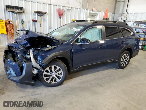 2025 Subaru Outback Premium with VIN 4S4BTAFC2S3142810, listed as a Copart auction lot 82951334 with 2,077 mi miles and Salvage Title. Bid and sale history available at carsss.com. Image 1.