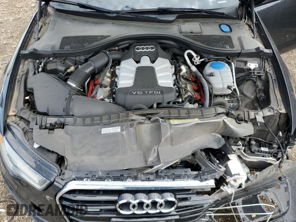 2015 Audi A6 Prestige with VIN WAUHGAFC5FN008805, listed as a Copart auction lot 58084535 with 98,829 mi miles and Salvage title. Bid and sale history available at DreamBid. Image 11.