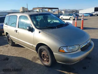 1999 Mercury Villager with VIN 4M2XV11T4XDJ26955, listed as a IAAI auction lot 41022401 with 88,012 mi miles. Bid and sale history available at carsss.com. Image 1.