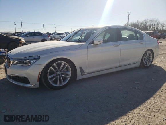 2016 BMW 7 Series 750i xDrive with VIN WBA7F2C56GG416570, listed as a Copart auction lot 41170543 with 72,070 mi miles. Bid and sale history available at carsss.com. Image 1.