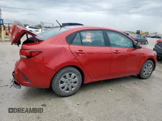 2023 Kia Rio S with VIN 3KPA24ADXPE578339, listed as a Copart auction lot 51074315 with 0 mi miles and Salvage Title. Bid and sale history available at carsss.com. Image 3.