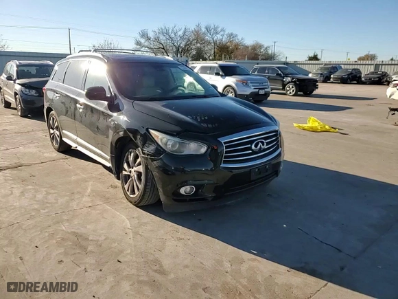 2015 Infiniti QX60 with VIN 5N1AL0MN4FC530525, listed as a Copart auction lot 83909744 with 129,476 mi miles and Salvage Title. Bid and sale history available at carsss.com. Image 10.