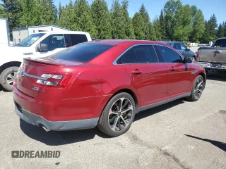 2015 Ford Taurus SEL with VIN 1FAHP2E89FG105442, listed as a Copart auction lot 54446805 with Not Provided miles and Salvage Title. Bid and sale history available at carsss.com. Image 3.