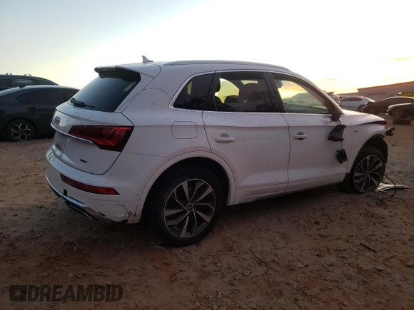 2022 Audi Q5 S line Prestige z VIN WA1FAAFY5N2027730, wystawiony jako Copart lot #82161724 z przebiegiem 114 690 mil mil oraz Szkoda całkowita • Salvage title. Historia ofert i sprzedaży dostępna na DreamBid. Obrazek 3.