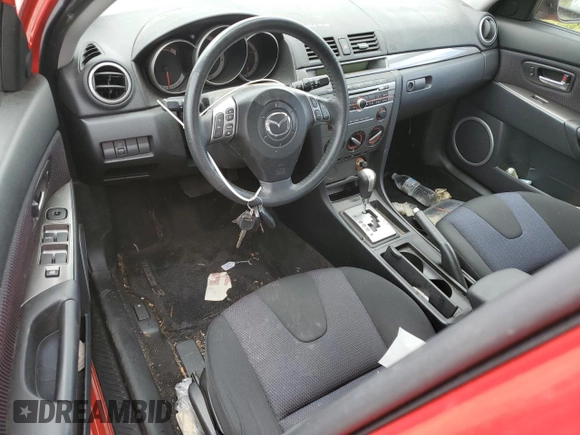 2007 Mazda 3 S Sport with VIN JM1BK144X71707732, listed as a Copart auction lot 68311174 with Not Provided miles and Salvage Title. Bid and sale history available at DreamBid. Image 8.