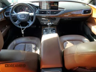 2013 Audi A7 Premium Plus with VIN WAUYGAFC6DN069576, listed as a Copart auction lot 54760455 with 110,943 mi miles and Salvage title. Bid and sale history available at DreamBid. Image 8.