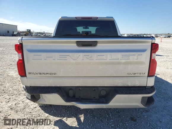 2020 Chevrolet Silverado 1500 Custom with VIN 3GCPWBEHXLG212637, listed as a Copart auction lot 42171255 with 105,055 mi miles and Salvage Title. Bid and sale history available at carsss.com. Image 6.