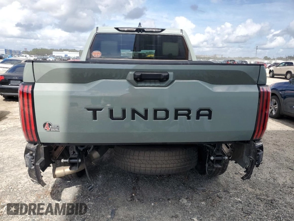 2024 Toyota Tundra Limited Hybrid with VIN 5TFJC5DB5RX048635, listed as a Copart auction lot 79384414 with 17,713 mi miles and Salvage title. Bid and sale history available at DreamBid. Image 6.
