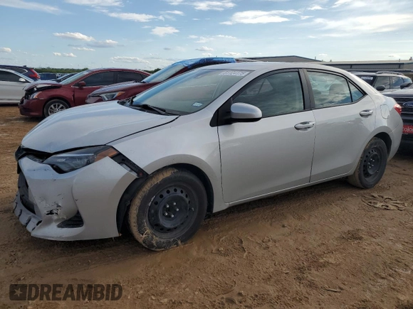 2019 Toyota Corolla L with VIN 5YFBURHEXKP898116, listed as a Copart auction lot 51124175 with 87,250 mi miles and Salvage Title. Bid and sale history available at DreamBid. Image 1.