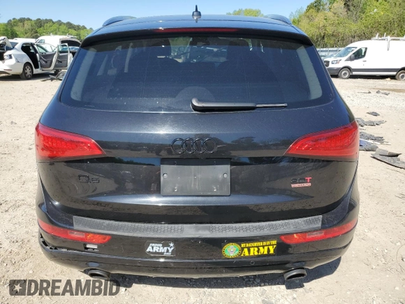 2014 Audi Q5 Premium Plus with VIN WA1LFAFP6EA037491, listed as a Copart auction lot 53580425 with 130,542 mi miles and Salvage Title. Bid and sale history available at carsss.com. Image 6.