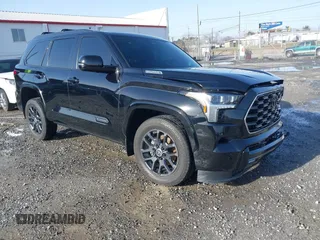 2024 Toyota Sequoia SR5 with VIN 7SVAAABA4RX026219, listed as a IAAI auction lot 41716010 with 18,477 mi miles. Bid and sale history available at carsss.com. Image 1.