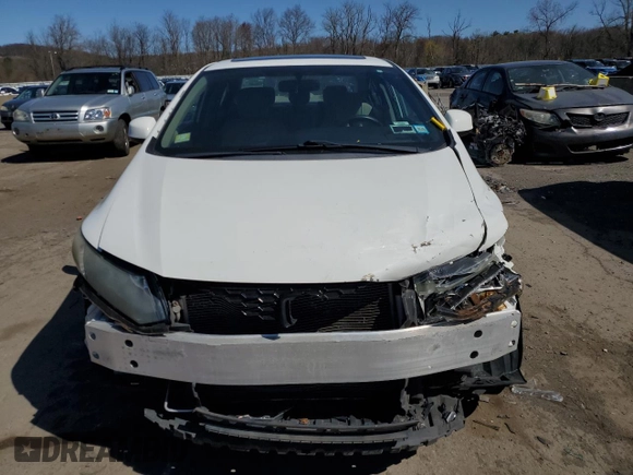2013 Honda Civic EX with VIN 19XFB2F84DE275221, listed as a Copart auction lot 53541895 with 121,047 mi miles and Salvage Title. Bid and sale history available at DreamBid. Image 5.