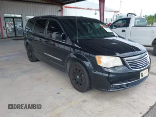 2014 Chrysler Town & Country Touring with VIN 2C4RC1BG8ER296073, listed as a IAAI auction lot 42164103 with 129,006 mi miles and . Bid and sale history available at DreamBid. Image 1.