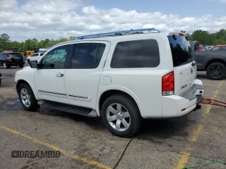 2011 Nissan Armada SV z VIN 5N1BA0ND7BN611338, wystawiony jako Copart lot #57069135 z przebiegiem 183 444 mil mil oraz Szkoda całkowita • Salvage title. Historia ofert i sprzedaży dostępna na DreamBid. Obrazek 2.