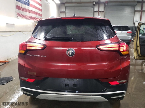 2023 Buick Encore GX Select with VIN KL4MMDS26PB044220, listed as a Copart auction lot 88313205 with 28,277 mi miles and Salvage Title. Bid and sale history available at carsss.com. Image 6.