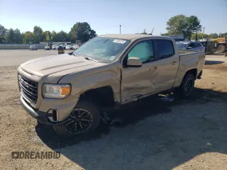 2021 GMC Canyon 2WD Elevation with VIN 1GTG5CEN8M1182021, listed as a Copart auction lot 74089124 with 115,581 mi miles and Salvage Title. Bid and sale history available at carsss.com. Image 1.
