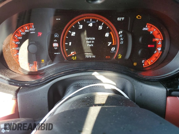 2023 Dodge Durango SRT Hellcat Premium z VIN 1C4SDJH93PC584831, wystawiony jako Copart lot #68612584 z przebiegiem 7 379 mil mil oraz Szkoda całkowita • Salvage title. Historia ofert i sprzedaży dostępna na DreamBid. Obrazek 9.