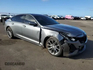 2020 Cadillac CT5 Sport with VIN 1G6DU5RK1L0150875, listed as a Copart auction lot 80959514 with 53,177 mi miles and Non repairable. Bid and sale history available at DreamBid. Image 4.