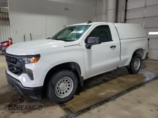 2023 Chevrolet Silverado 1500 Work Truck with VIN 3GCNAAEK1PG346647, listed as a Copart auction lot 51811815 with 112,611 mi miles and Clean Title. Bid and sale history available at carsss.com. Image 1.