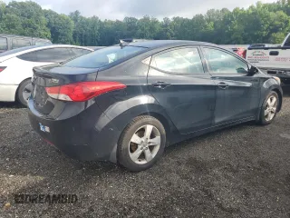 2013 Hyundai Elantra GLS with VIN 5NPDH4AE9DH338730, listed as a Copart auction lot 61090885 with 109,014 mi miles and Salvage title. Bid and sale history available at DreamBid. Image 3.