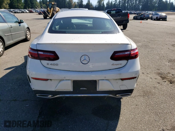 2018 Mercedes-Benz E-Class E 400 with VIN WDD1J6GB1JF022525, listed as a Copart auction lot 70022414 with 0 mi miles and Salvage Title. Bid and sale history available at carsss.com. Image 6.