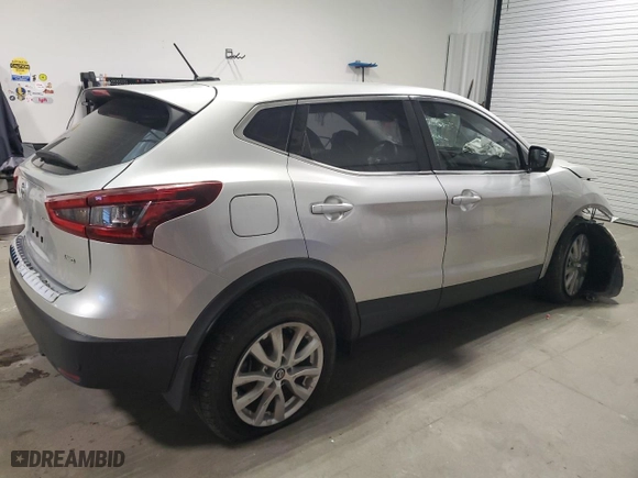 2021 Nissan Rogue Sport S with VIN JN1BJ1AW6MW672696, listed as a Copart auction lot 43831785 with 44,099 mi miles and Clean Title. Bid and sale history available at carsss.com. Image 3.