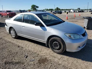 2005 Honda Civic Cpe LX with VIN 1HGEM22585L020146, listed as a Copart auction lot 54014185 with 189,567 mi miles and Salvage Title. Bid and sale history available at carsss.com. Image 4.