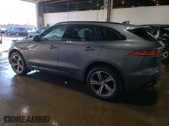 2017 Jaguar F-Pace 35t R-Sport with VIN SADCL2BV1HA886526, listed as a Copart auction lot 46521475 with 129,505 mi miles and Salvage Title. Bid and sale history available at DreamBid. Image 2.