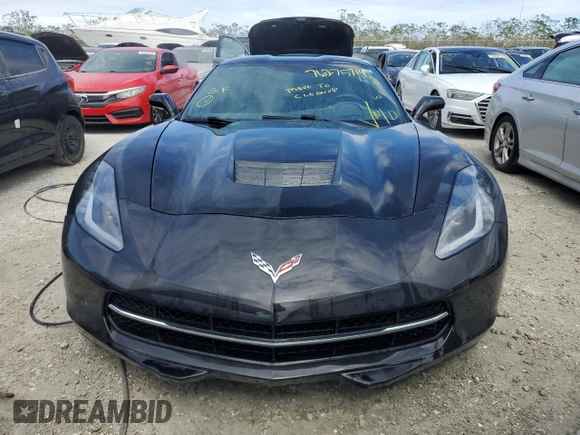 2014 Chevrolet Corvette 3LT with VIN 1G1YF2D7XE5105412, listed as a Copart auction lot 76275714 with Not provided miles and Non repairable. Bid and sale history available at DreamBid. Image 5.
