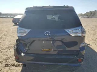 2020 Toyota Sienna SE with VIN 5TDXZ3DC4LS052467, listed as a Copart auction lot 76407774 with Not Provided miles and Clean Title. Bid and sale history available at carsss.com. Image 6.