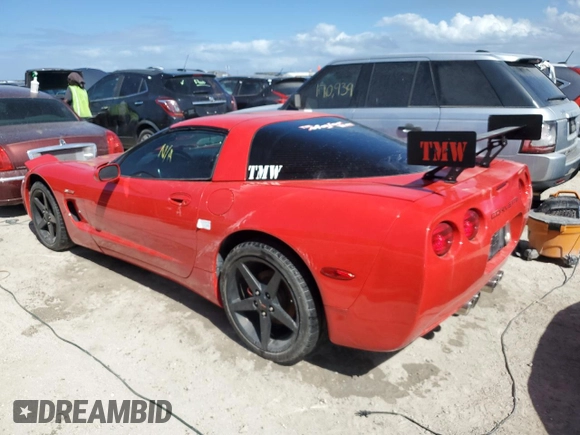 2002 Chevrolet Corvette with VIN 1G1YY22G825118684, listed as a Copart auction lot 76702164 with 0 mi miles and Non Repairable. Bid and sale history available at carsss.com. Image 2.