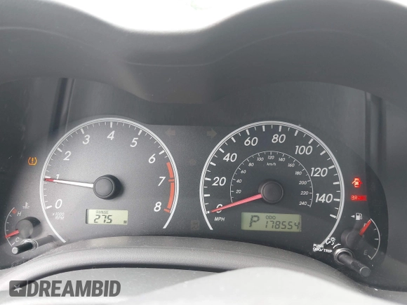 2010 Toyota Corolla with VIN 2T1BU4EE0AC265128, listed as a IAAI auction lot 42475138 with 178,554 mi miles and . Bid and sale history available at DreamBid. Image 7.