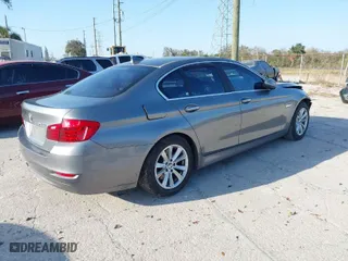 2014 BMW 5 Series 528i with VIN WBA5A5C57ED502024, listed as a IAAI auction lot 41611828 with 118,658 mi miles. Bid and sale history available at carsss.com. Image 4.