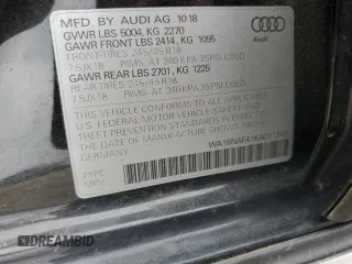 2019 Audi A4 allroad Premium Plus with VIN WA18NAF41KA011343, listed as a Copart auction lot 51525954 with 50,829 mi miles and Salvage Title. Bid and sale history available at carsss.com. Image 14.