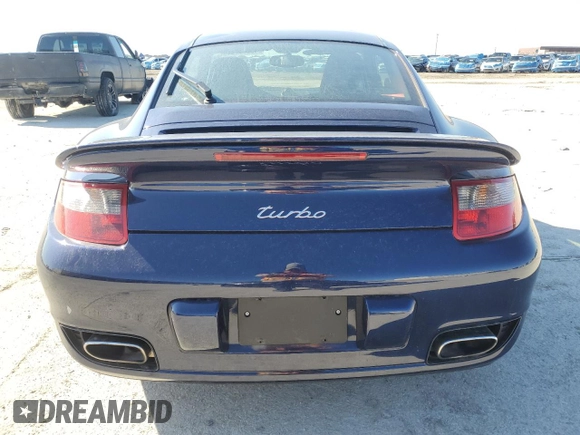 2007 Porsche 911 Turbo with VIN WP0AD29907S786676, listed as a Copart auction lot 48687765 with Not Provided miles and Clean Title. Bid and sale history available at carsss.com. Image 6.