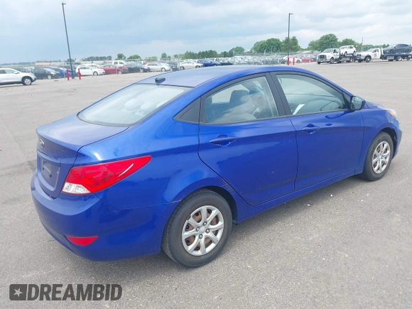 2013 Hyundai Accent GLS with VIN KMHCT4AEXDU422146, listed as a IAAI auction lot 42458301 with 177,335 mi miles and . Bid and sale history available at DreamBid. Image 4.