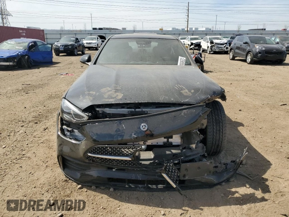 2022 Mercedes-Benz C 300 with VIN W1KAF4HB7NR067171, listed as a Copart auction lot 52989565 with Not provided miles and Salvage title. Bid and sale history available at DreamBid. Image 5.