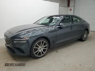 2023 Genesis G70 2.0T with VIN KMTG34TA1PU126969, listed as a Copart auction lot 65612834 with 37,359 mi miles and Salvage Title. Bid and sale history available at DreamBid. Image 1.