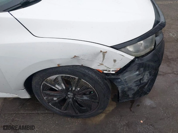 2017 Honda Civic Hatchback EX with VIN SHHFK7H54HU401656, listed as a IAAI auction lot 41924372 with 73,556 mi miles. Bid and sale history available at carsss.com. Image 18.