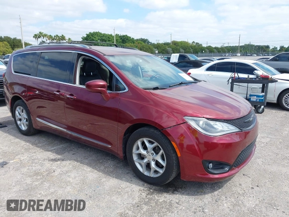 2017 Chrysler Pacifica Touring L with VIN 2C4RC1BG6HR739602, listed as a IAAI auction lot 42085250 with 96,377 mi miles and . Bid and sale history available at DreamBid. Image 1.