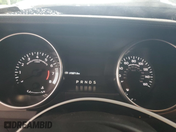 2020 Ford Mustang EcoBoost with VIN 1FA6P8TH9L5120804, listed as a Copart auction lot 58647775 with 73,371 mi miles and Salvage title. Bid and sale history available at DreamBid. Image 9.