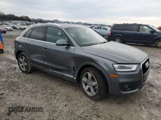 2015 Audi Q3 Premium Plus with VIN WA1BFCFSXFR008042, listed as a Copart auction lot 84424814 with 98,811 mi miles and Clean title. Bid and sale history available at DreamBid. Image 4.