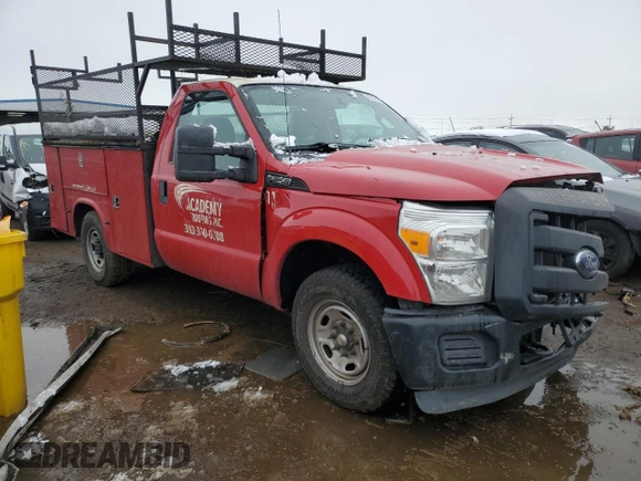 2013 Ford F-250 XL with VIN 1FTBF2A60DEA24779, listed as a Copart auction lot 79751444 with 115,377 mi miles and Salvage Title. Bid and sale history available at DreamBid. Image 4.