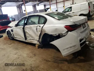 2022 BMW 7 Series with VIN WBA7W4C08NCH89469, listed as a Copart auction lot 54008785 with Not provided miles and Salvage title. Bid and sale history available at DreamBid. Image 2.