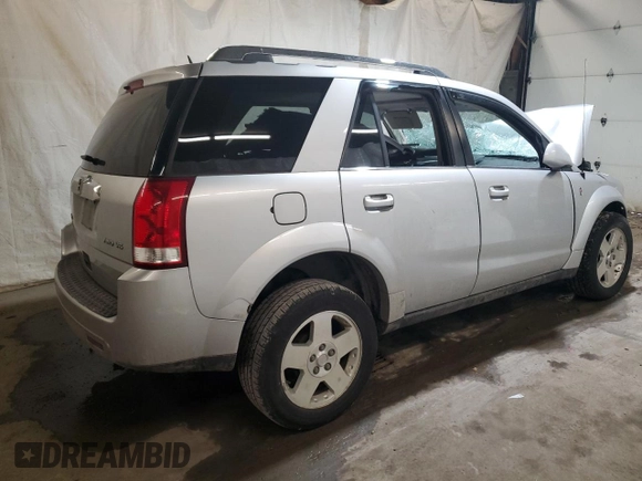 2007 Saturn VUE V6 with VIN 5GZCZ63487S878065, listed as a Copart auction lot 43709615 with Not Provided miles and Salvage Title. Bid and sale history available at carsss.com. Image 3.