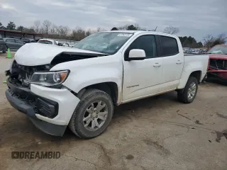 2021 Chevrolet Colorado 2WD LT with VIN 1GCGSCEN3M1135858, listed as a Copart auction lot 47062735 with 86,862 mi miles and Salvage Title. Bid and sale history available at carsss.com. Image 1.