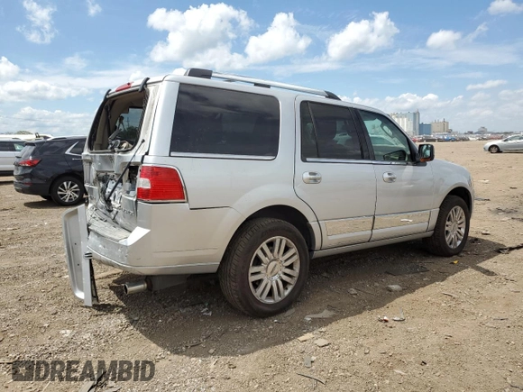 2012 Lincoln Navigator with VIN 5LMJJ2H52CEL04542, listed as a Copart auction lot 62708385 with 84,192 mi miles and Salvage title. Bid and sale history available at DreamBid. Image 3.